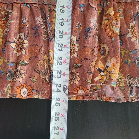 Farmers Market Floral Peasant Top Boho NWT NEVER WORN - Picture 7 of 10